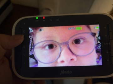 Alecto DVM-200 Video Babyphone Bildschirm im Test